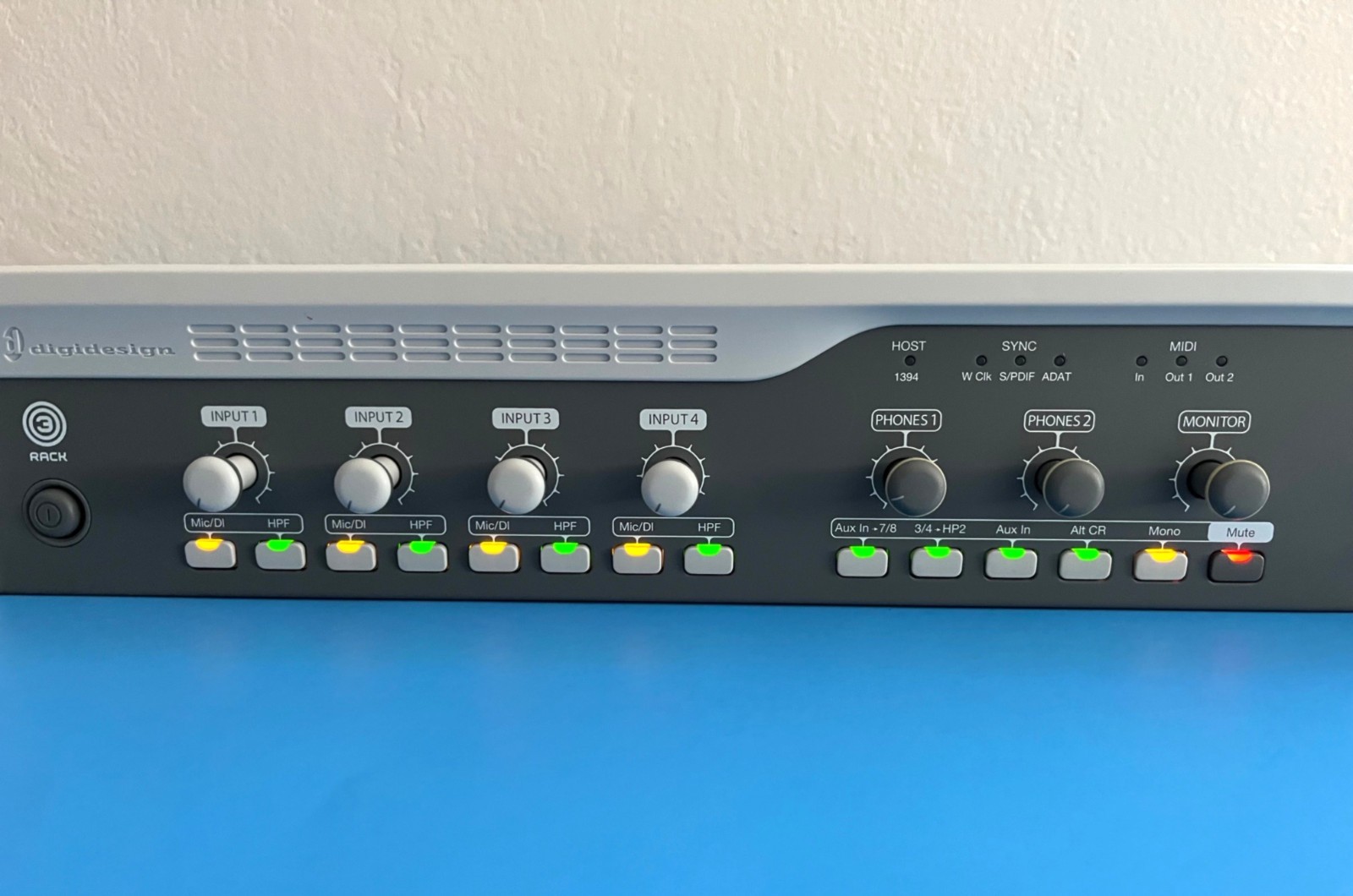 Digidesign Digi 003 Rack Audio Mixer Interface Rack Mount in Working Condition