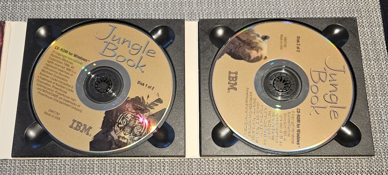 Jungle Book Cd Rom Game IBM interactive Windows 95 Or Higher