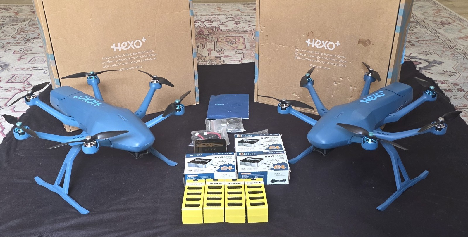 Lot Of 2 Hexo+ Project Drone Quadcopters- Excellent Condition-Untested