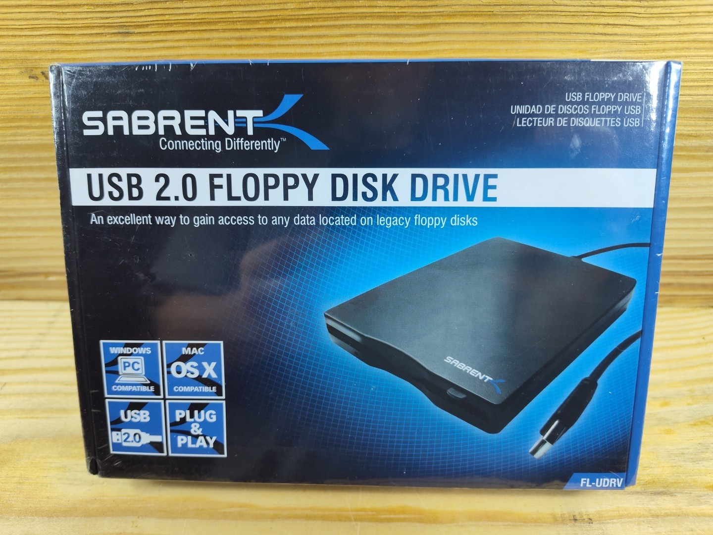 Sabrent USB 2.0 Floppy Disk Drive FL-UDRV NIB Sealed, Plug N Play