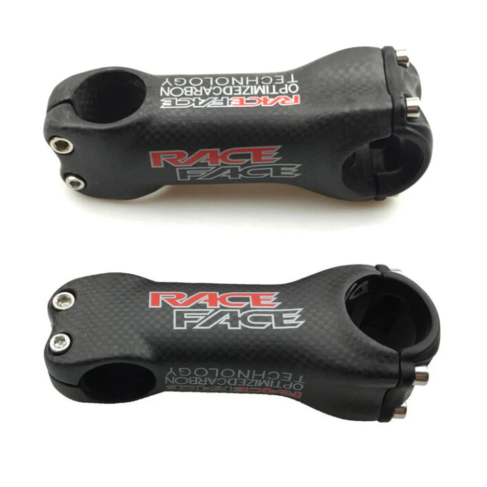 MTB Road Bicycle Full Carbon Handlebar Stems 3k Matte 70-120mm Bike Stem