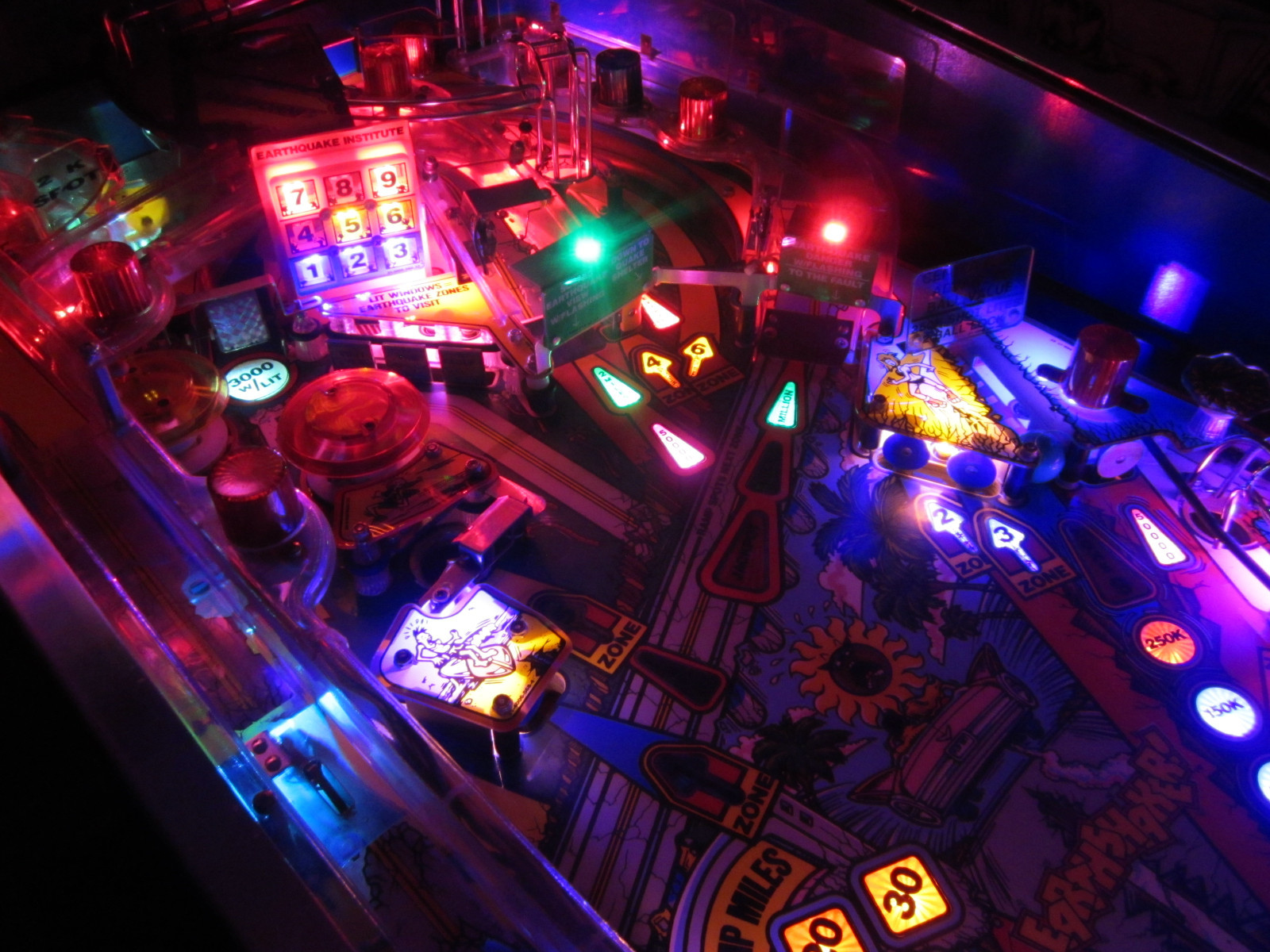 Earthshaker Complete LED Lighting Kit custom SUPER BRIGHT PINBALL LED KIT
