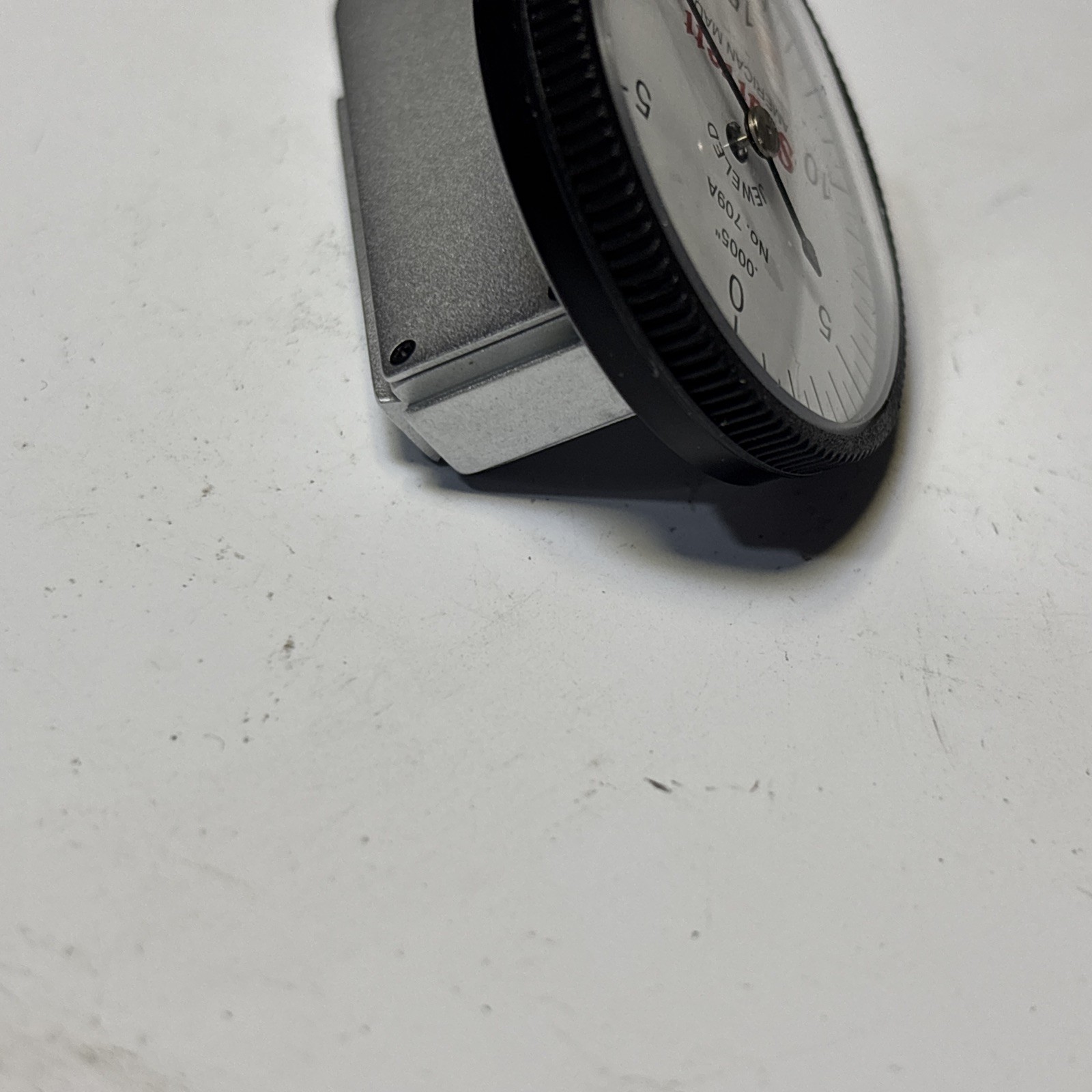 Starrett 709AZ Dial Test Indicator w/ Dovetail Mount .030" Range, 0-15-0 Dial
