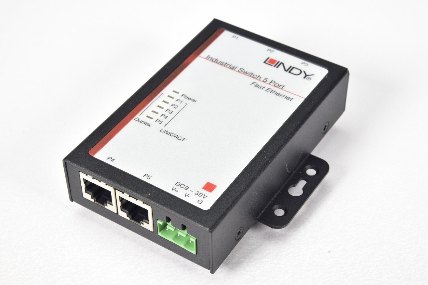 LINDY 25072, Industrial Switch 5 Port