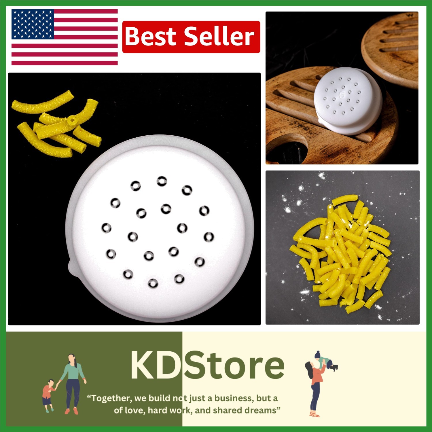 Dishwasher-Safe Bucatini Pasta Discs for Philips Automatic Pasta Makers - 4mm