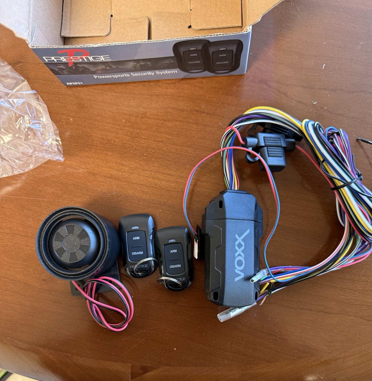 APSPS1 POWERSPORTS RV TRAILER BOAT MARINE SECURITY ALARM SYSTEM With 2- Remotes