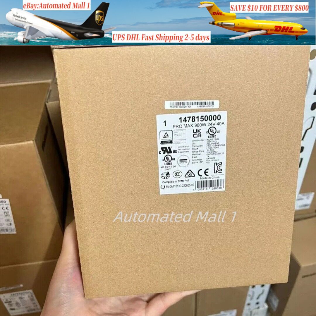 New Weidmuller 1478150000 PRO MAX 960W 24V 40A Power Fast Shipping