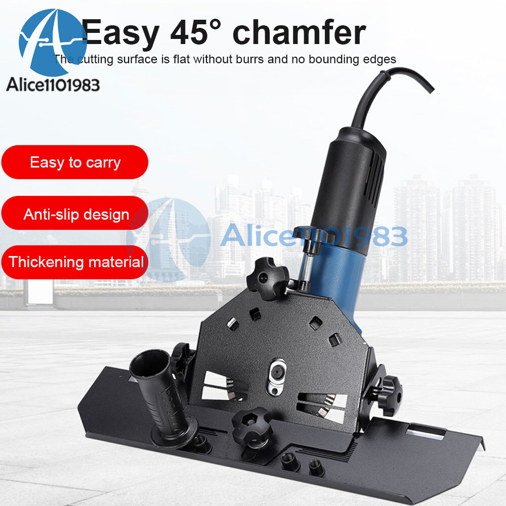 Angle Grinder Chamfer Bracket Screw Installation Multifunctional 45° Chamferer