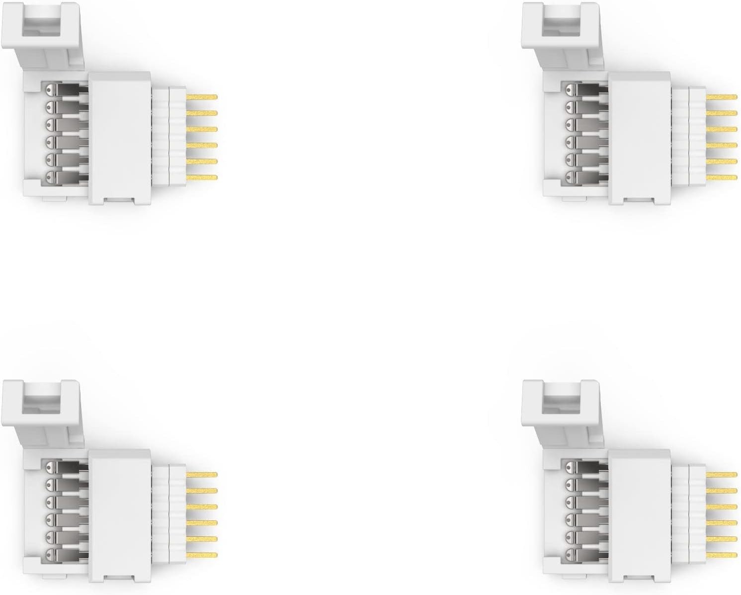 6-Pin to Cut-End Connector Compatible with Philips Hue Light Strip Plus, Hue ...
