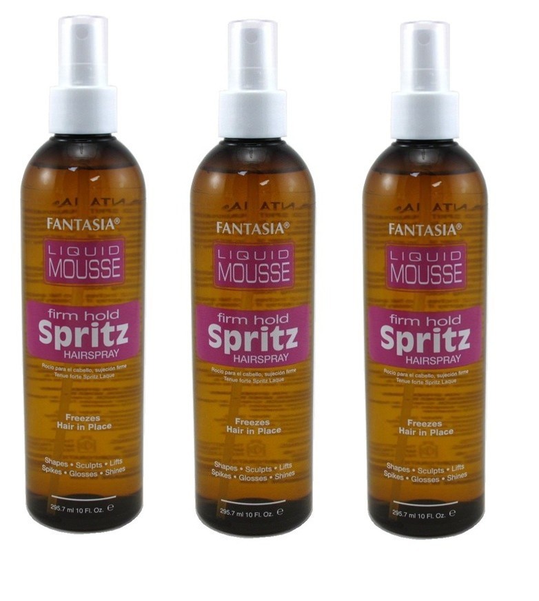 BL Fantasia Spritz Liquid Mousse Firm Hold 10oz Pump X 3 Packs