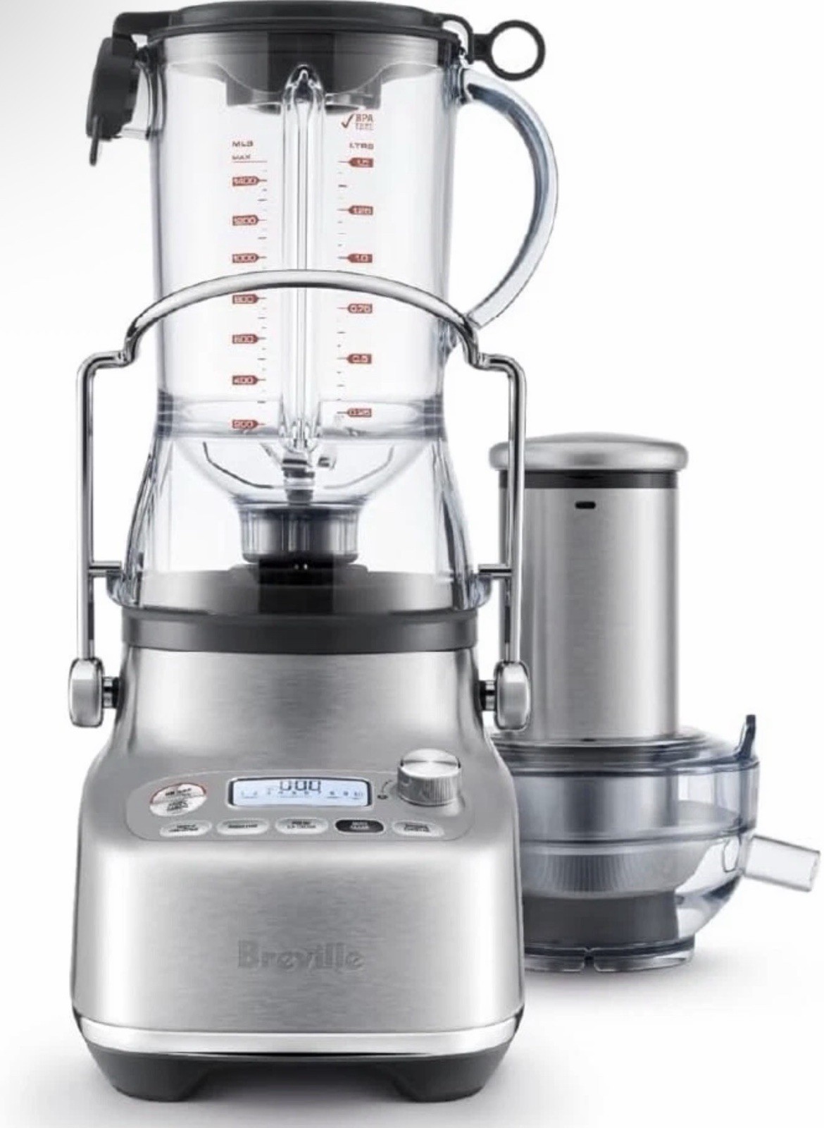 Breville 3X Bluicer Pro Blender and Juicer BJB815BSS, Brushed Stainless Steel