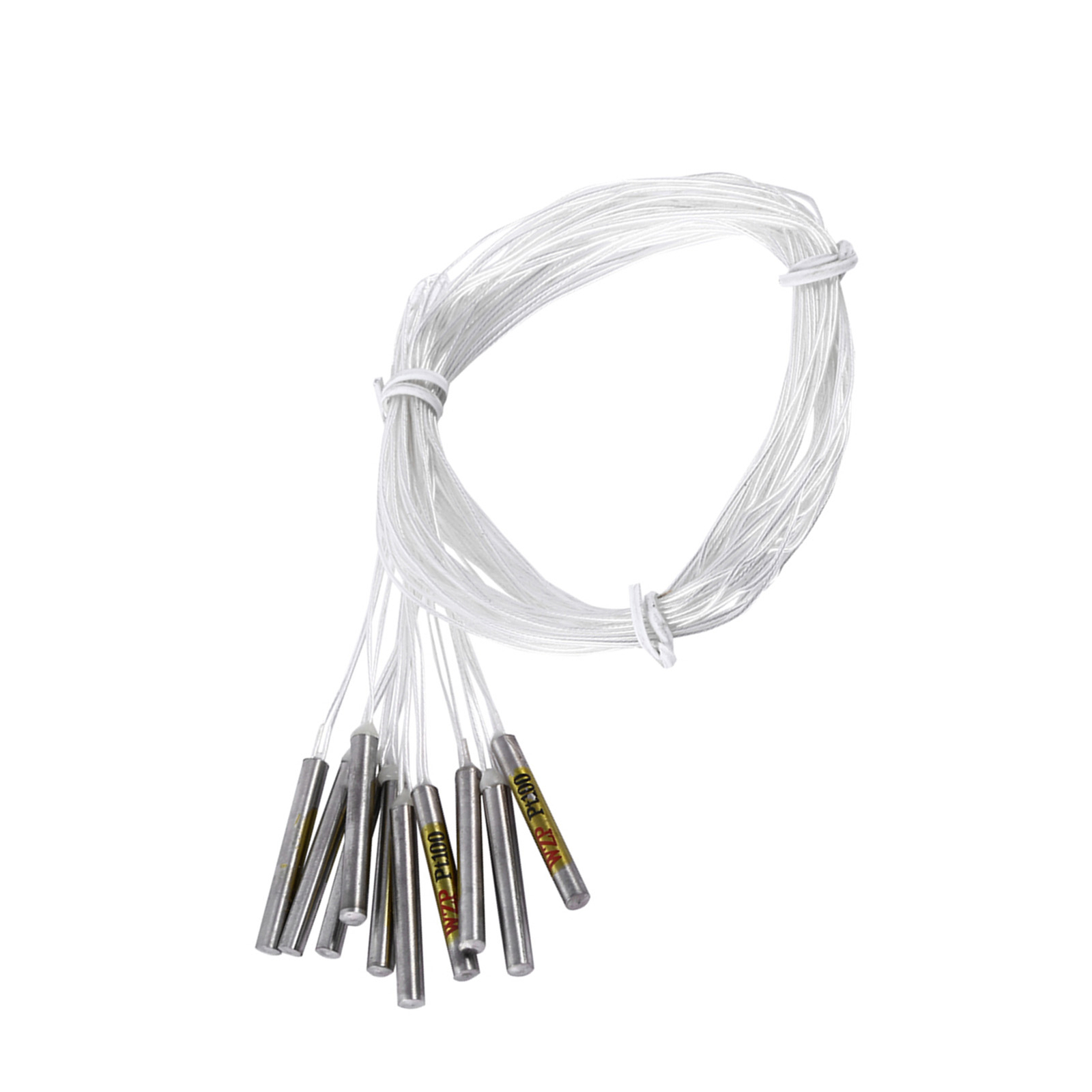 10pcs PT100 Waterproof Sensor Probe For Temperature Controller 4x30mmx50cm Probe