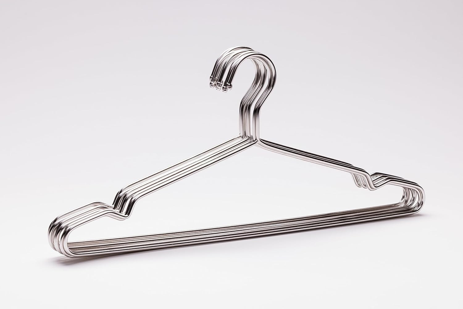 Heavy Duty Silver Metal Hangers 10 Pcs New