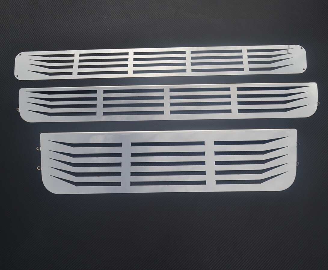 Set Stainless Steel Front Grill Decoration for Renault Premium Trucks Accessory