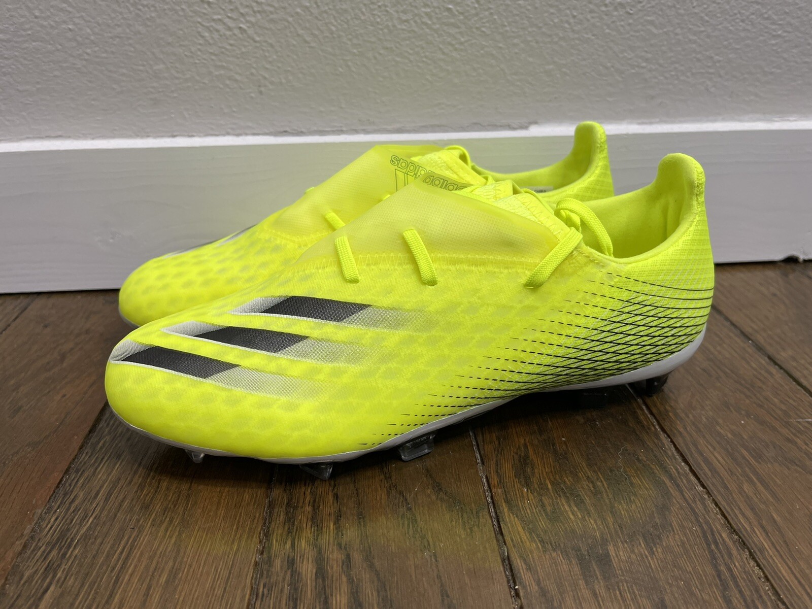 ADIDAS X GHOSTED.2 FG AG SOCCER CLEATS SHOES YELLOW FW6958 MEN'S SIZE 13
