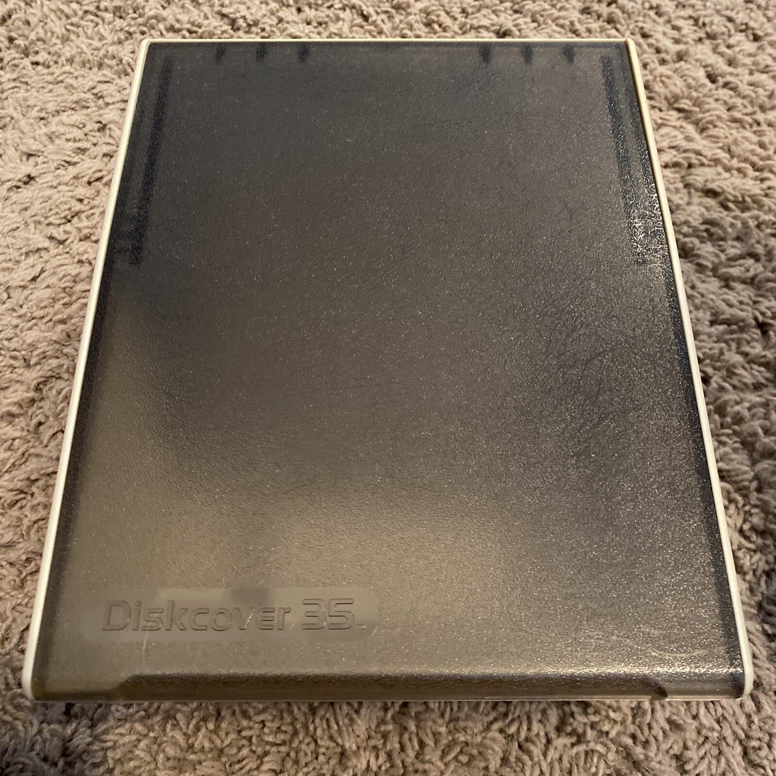 Vintage Ring King Diskcover 35 5.25" Floppy Disk Storage Box 54420