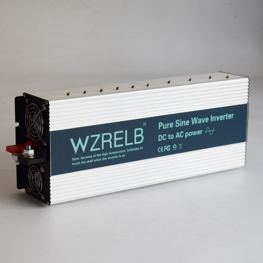 4000W Pure Sine Wave Inverter Power Converter 24V to 110V 220V Truck Home Solar