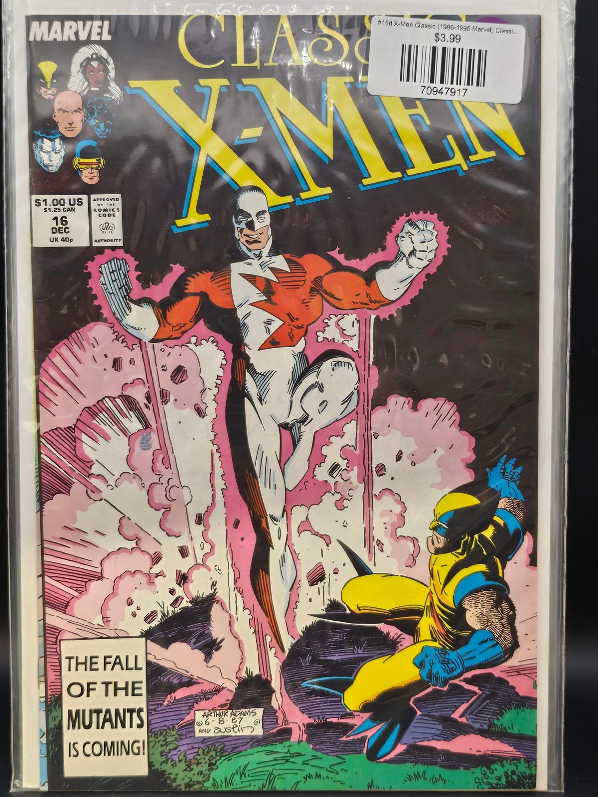 #16d X-Men Classic (1986-1995 Marvel) Classic X-Men