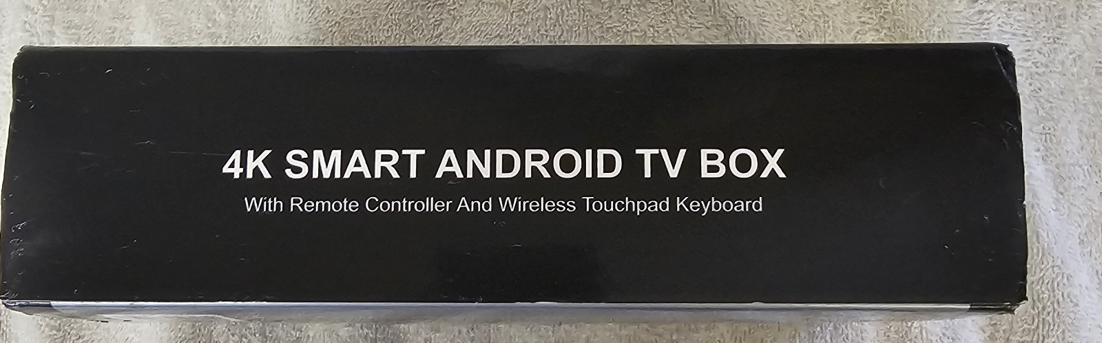 ProHT 4k Smart Android TV Box with Remote & Wireless Touchedpad Keyboard new