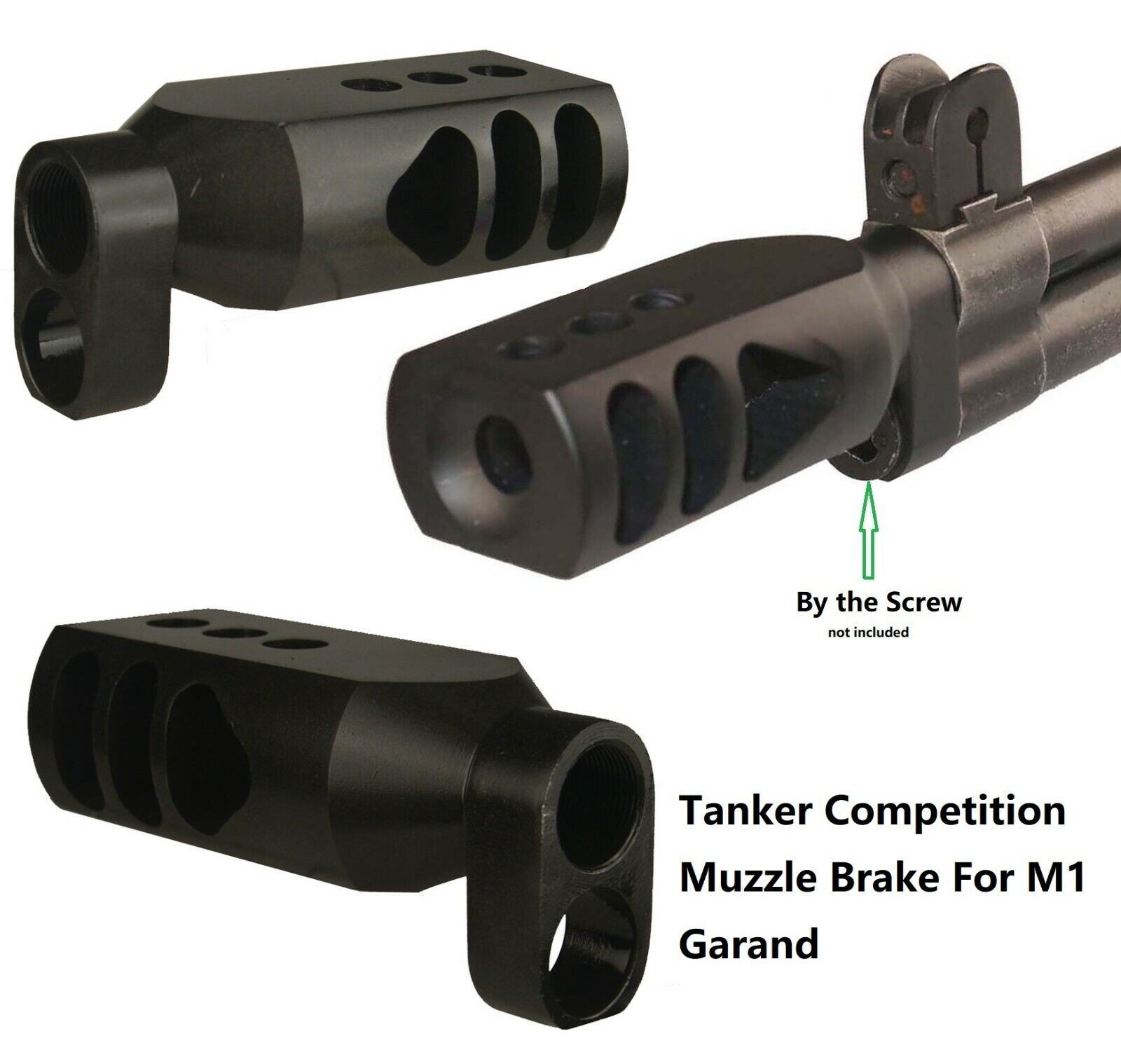 M1 Garand Steel Heavy Duty Tank Style Muzzle Brake