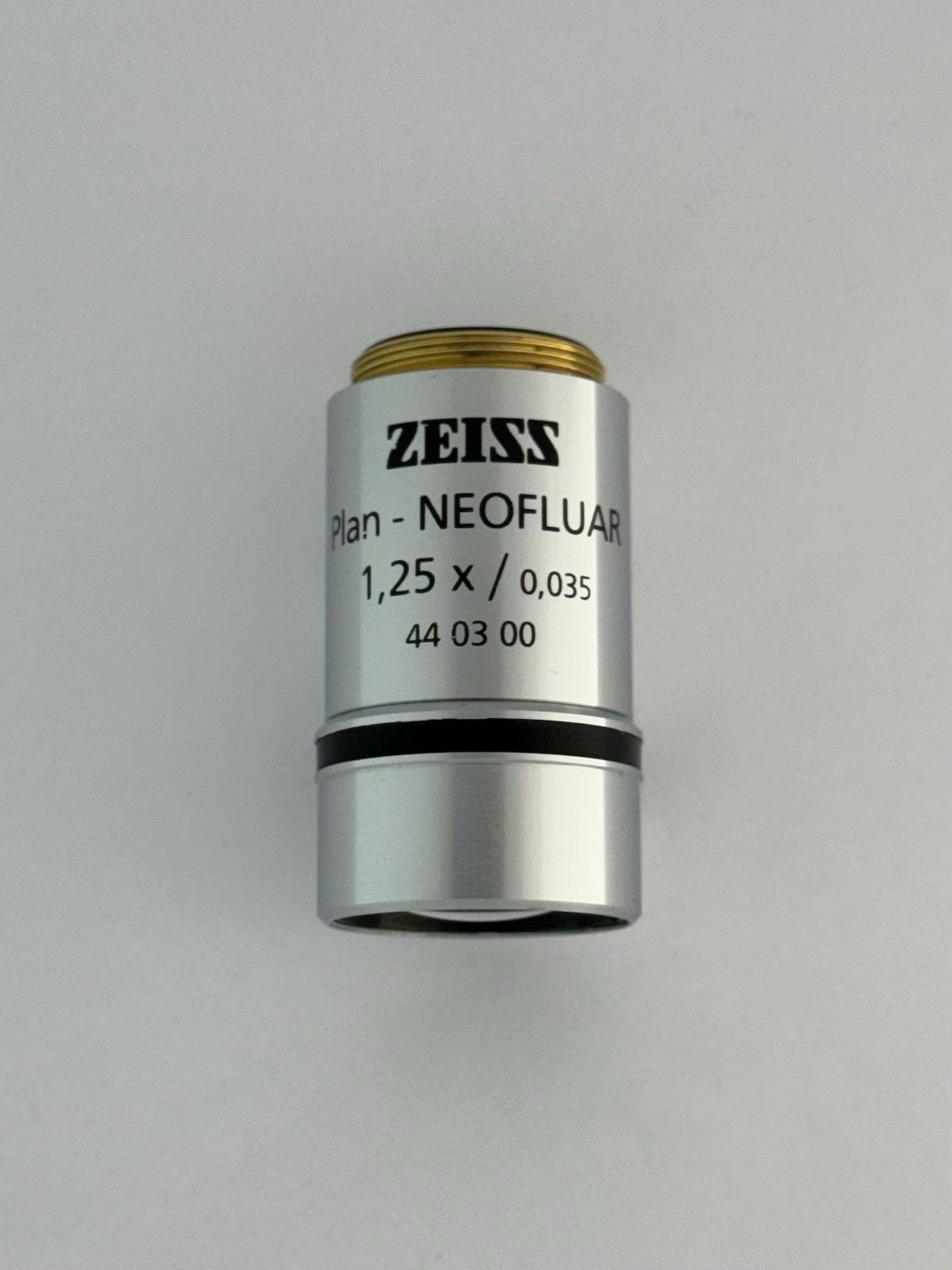 Zeiss Plan-Neofluar 1.25x/0.035 ∞/- RMS Microscope Objective Lens