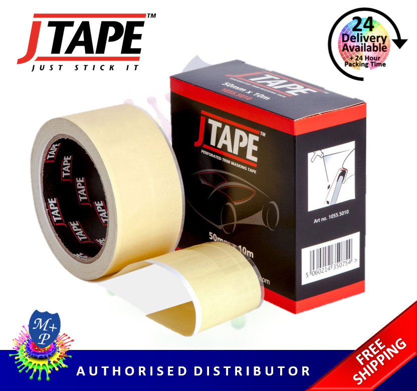 JTAPE Trim Masking Tape Perforated 50mm X 10 METRE - j tape 1055.5010