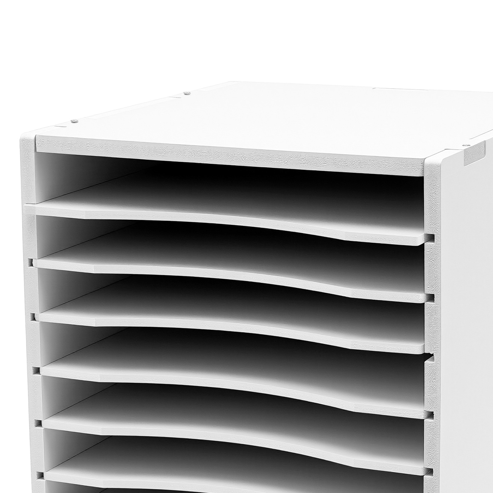 Vertical Desktop Sorter 11-Compartments Paper Storage Holder Document Organizer