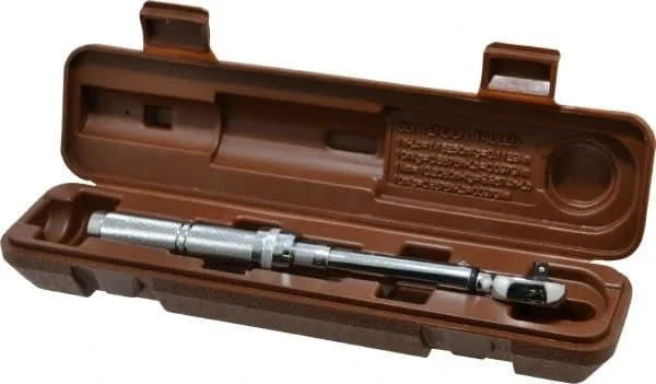 Pro Source Micrometer Type Ratchet Head Torque Wrench: 1/4" Drive PRO-SARO050-IN
