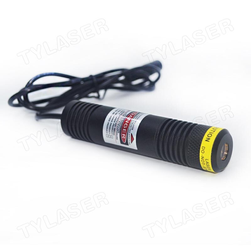 Waterproof IP67 D22X100mm Glass Lens 520nm-80 5V DC Green Line Laser Module