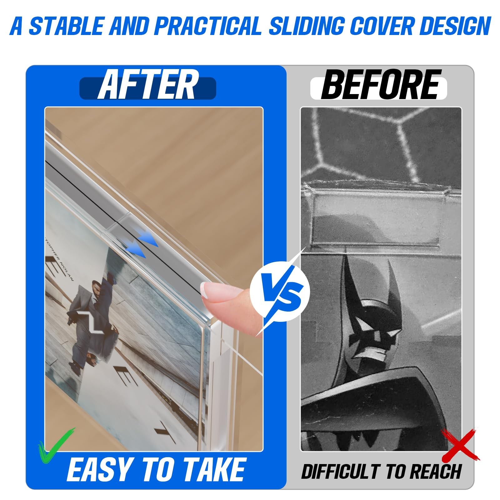 Acrylic Steelbook Protector Case, Box Protectors, Compatible Clear