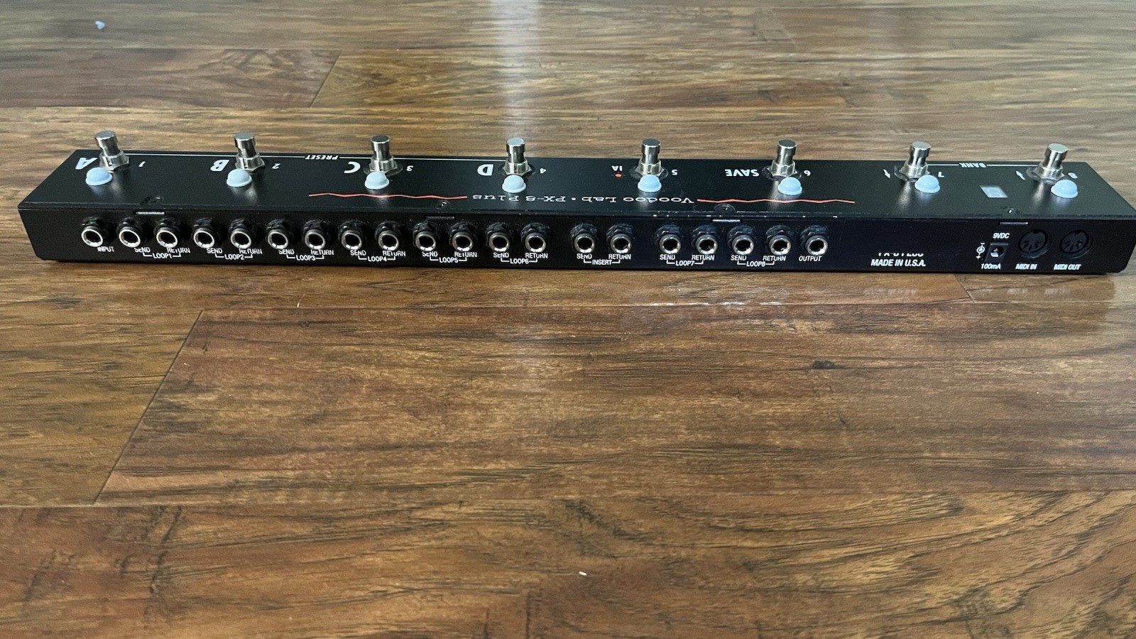 Voodoo Lab PX-8 Plus Programmable Pedal Switcher True Bypass