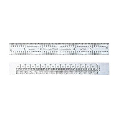 Steel  With Decimal Equivalents, 6 in, Steel L.S.  56660 49659566604