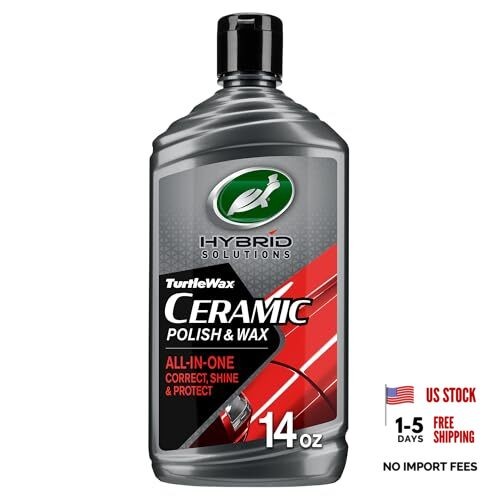 Hybrid Solutions Ceramic Car Polish and Wax, Light 14 Fl Oz (Pack of 1)