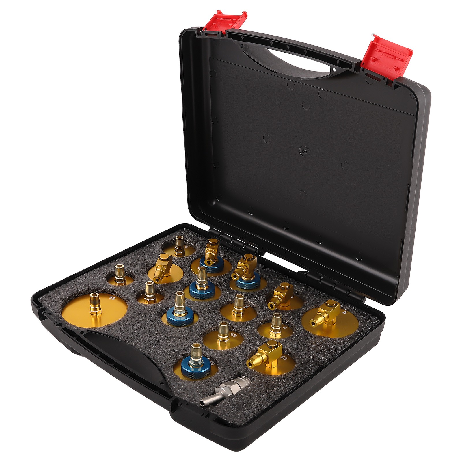 Master Cylinder Adapter Set Brake Fluid Bleeding Tool Brake Bleeder Adapter Kit