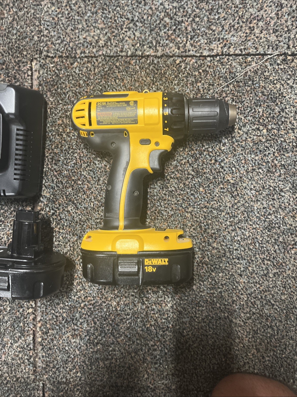 DEWALT DC720 Cordless Drill Driver 1/2" 18V Tool