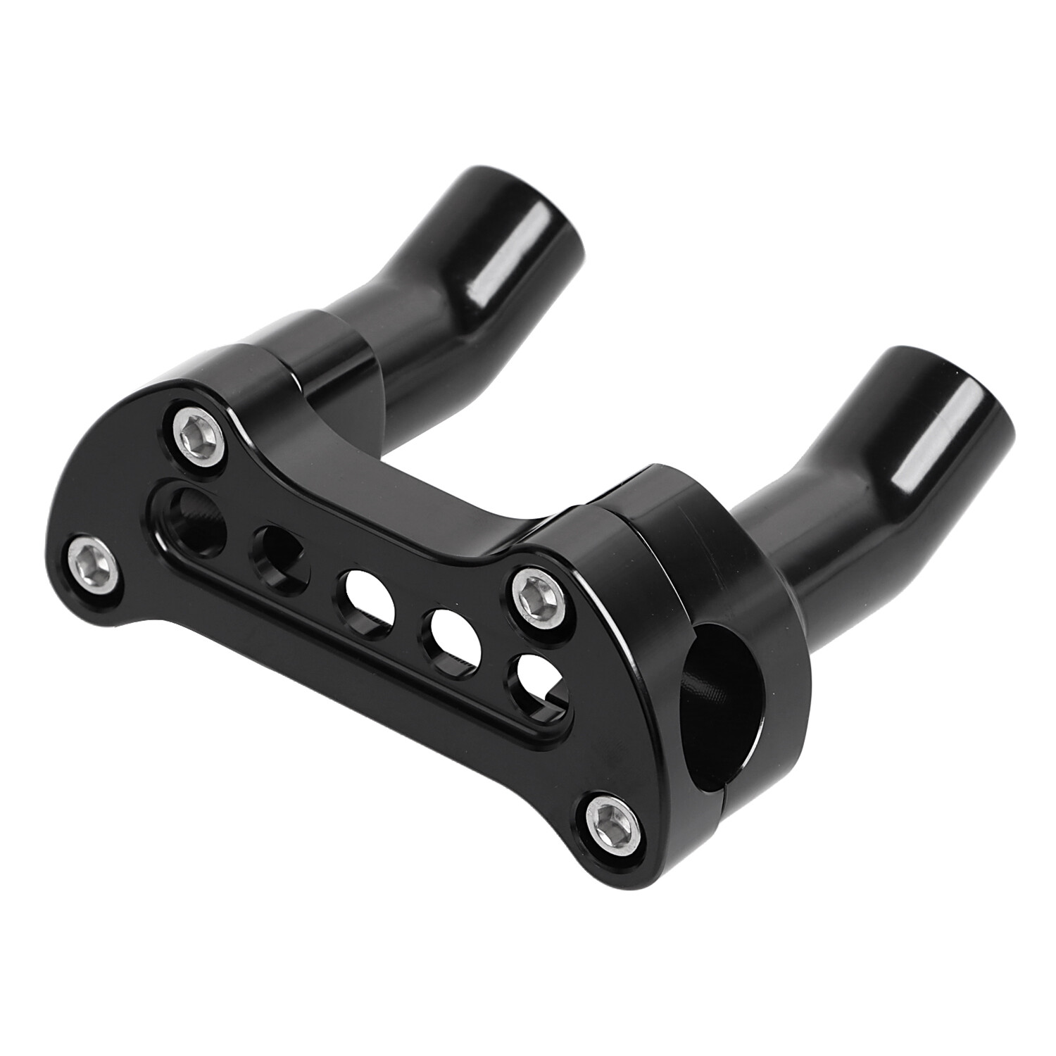 3.5" Handlebar Risers 1" Top Clamp For Harley Heritage Softail Road Super Glide