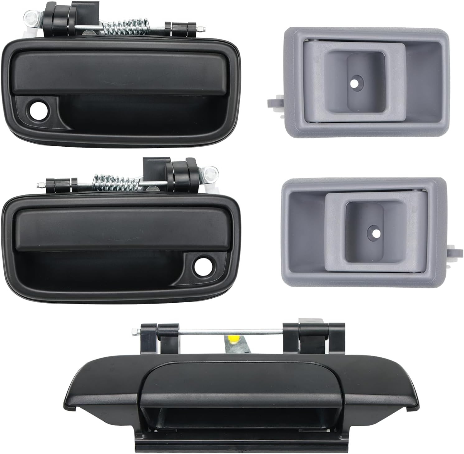 5-Piece Inside Interior& Exterior Door Handle Set Fit for 1995-2004 Tacoma 2.4L
