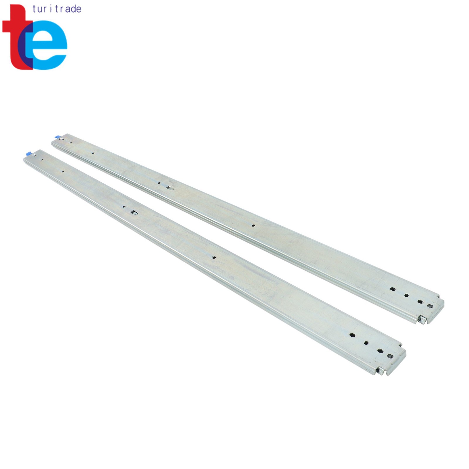 500lb Locking Slides 56" Full Extension Industrial Ball Bearing Runners