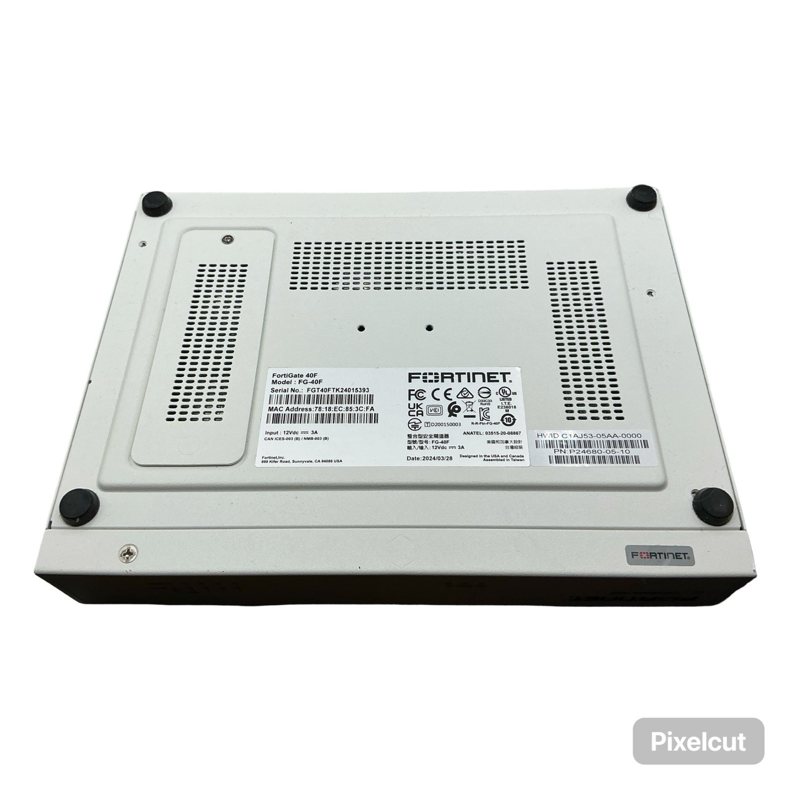 Fortinet FortiGate 40F Next Generation Firewall FG-40F SD-WAN Untested No PSU