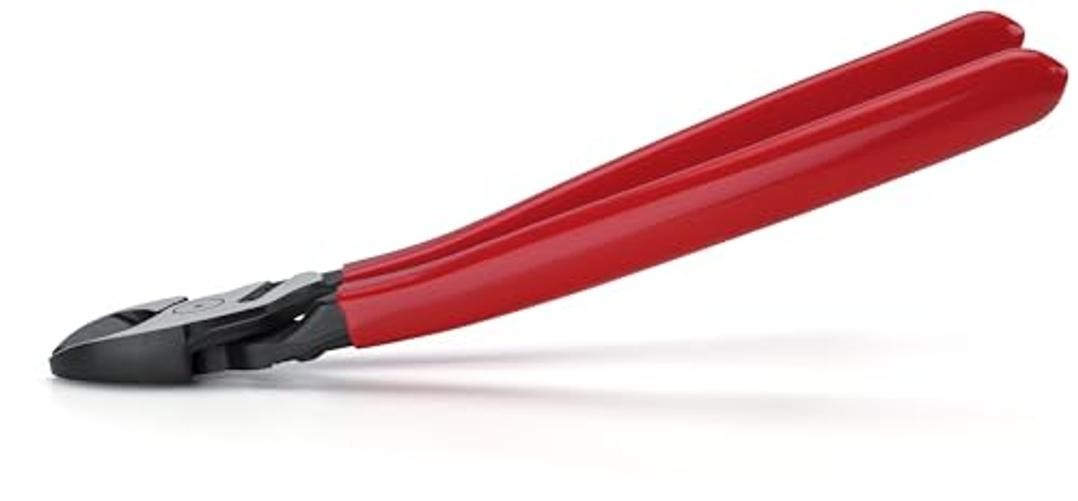 KNIPEX 74 21 200 High Leverage Angled Diagonal Cutters, 8-Inch