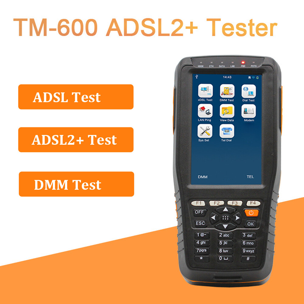 TM-600 ADSL2+ ADSL Tester for xDSL Line Test/ Maintenance Tools ADSL2 DMM Tester