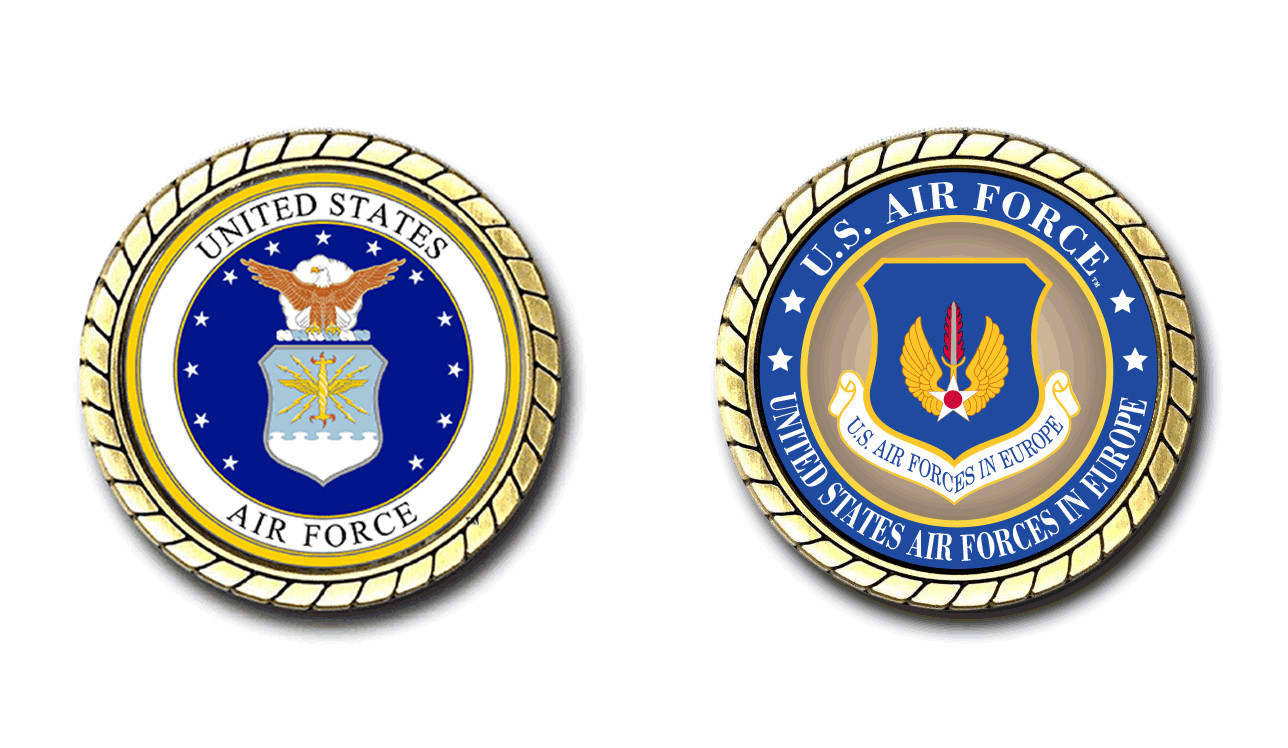 US Air Force United States Forces in Europe Challenge Coin Officially Licensed
