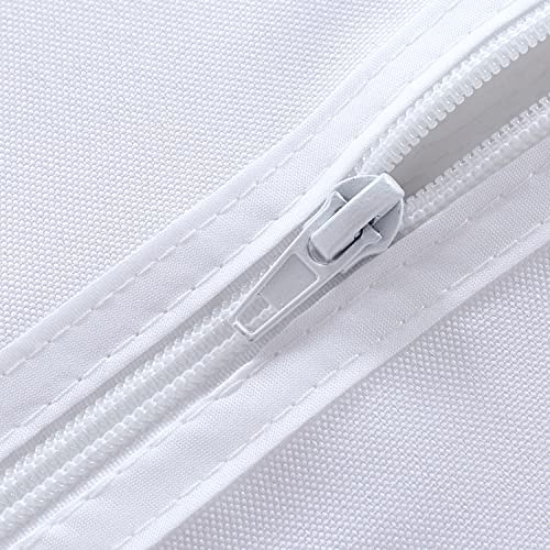 Outdoor and Indoor Tablecloth -60x102 inch 102" x 60" (Rectangular) White