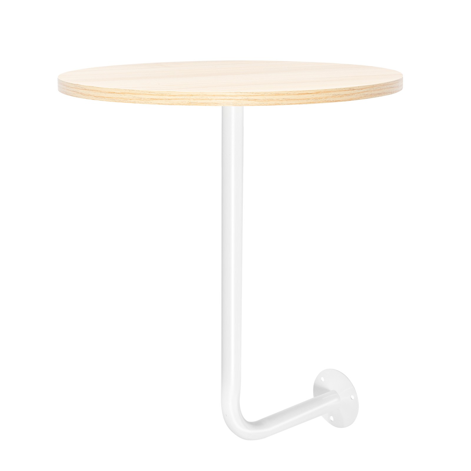 L-Type Round Table Wall-Mounted Bar Table Snack Table Minimalist Style
