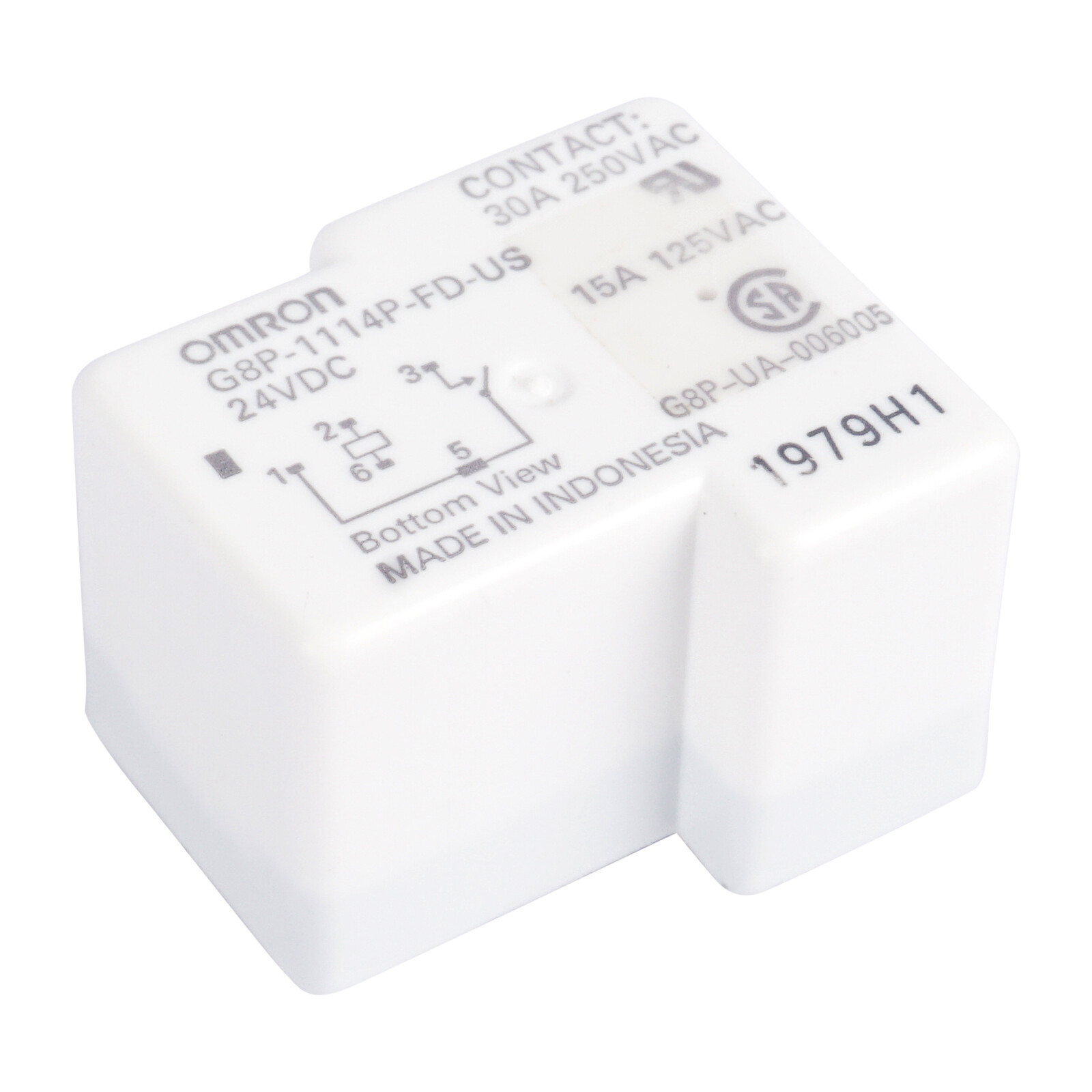 5Pcs G8P-1114P-FD-US 24VDC  Power Relay 5Pins 15A 125VAC