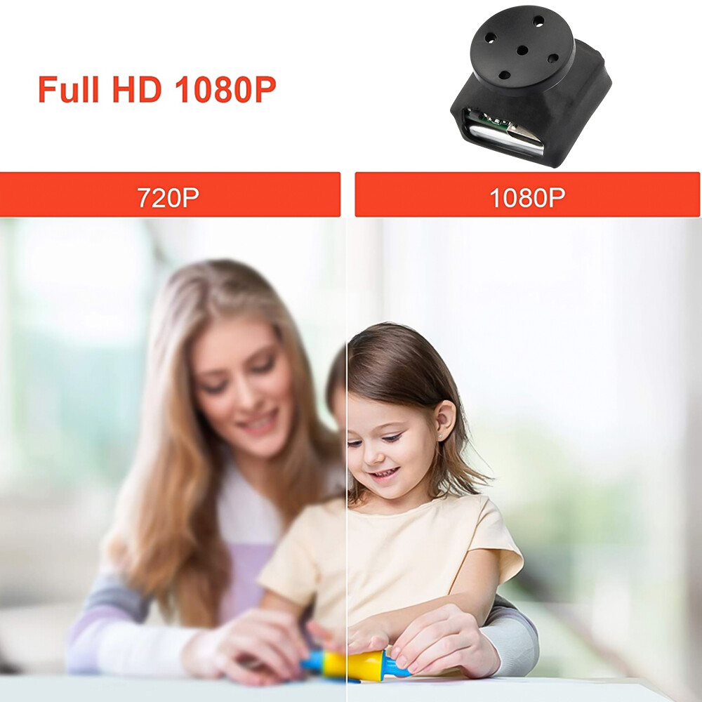 1080P Small Button Camera Built-in Battery Micro Mini DIY Body Video Recorder