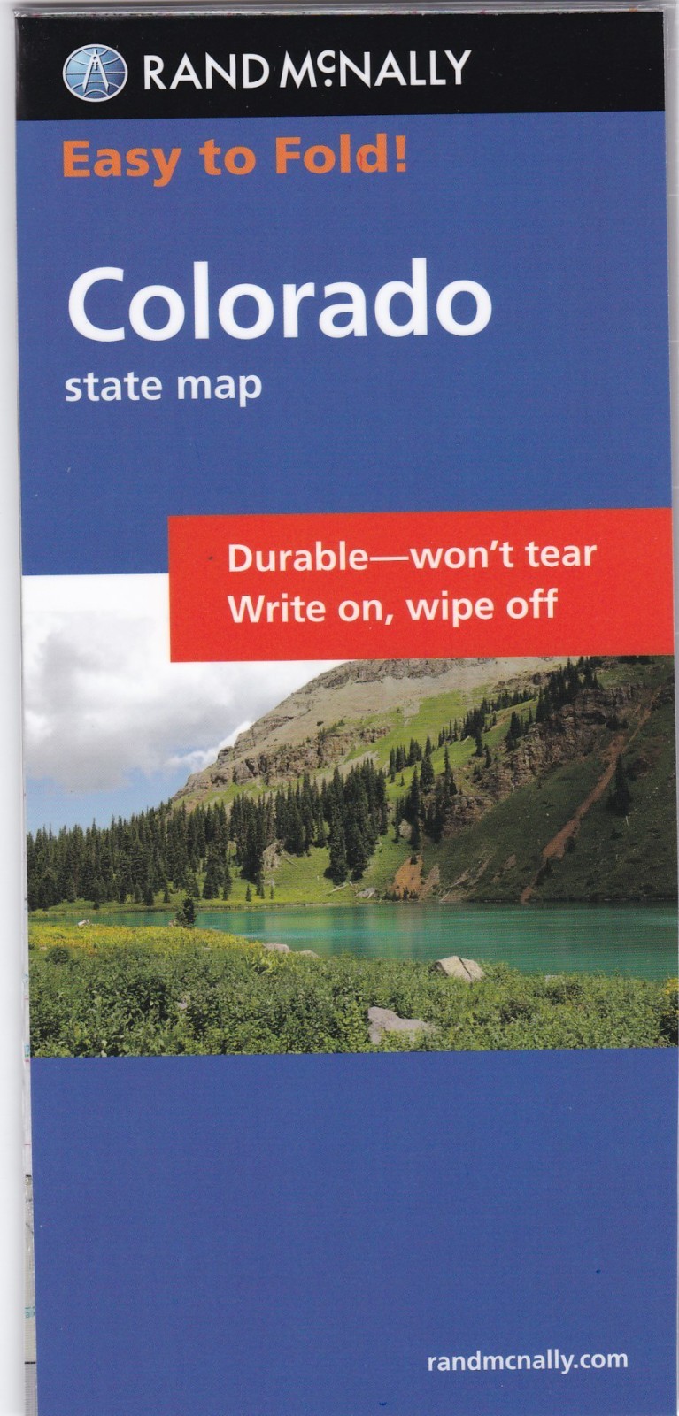 Rand McNally Colorado Easyfinder Laminated Map