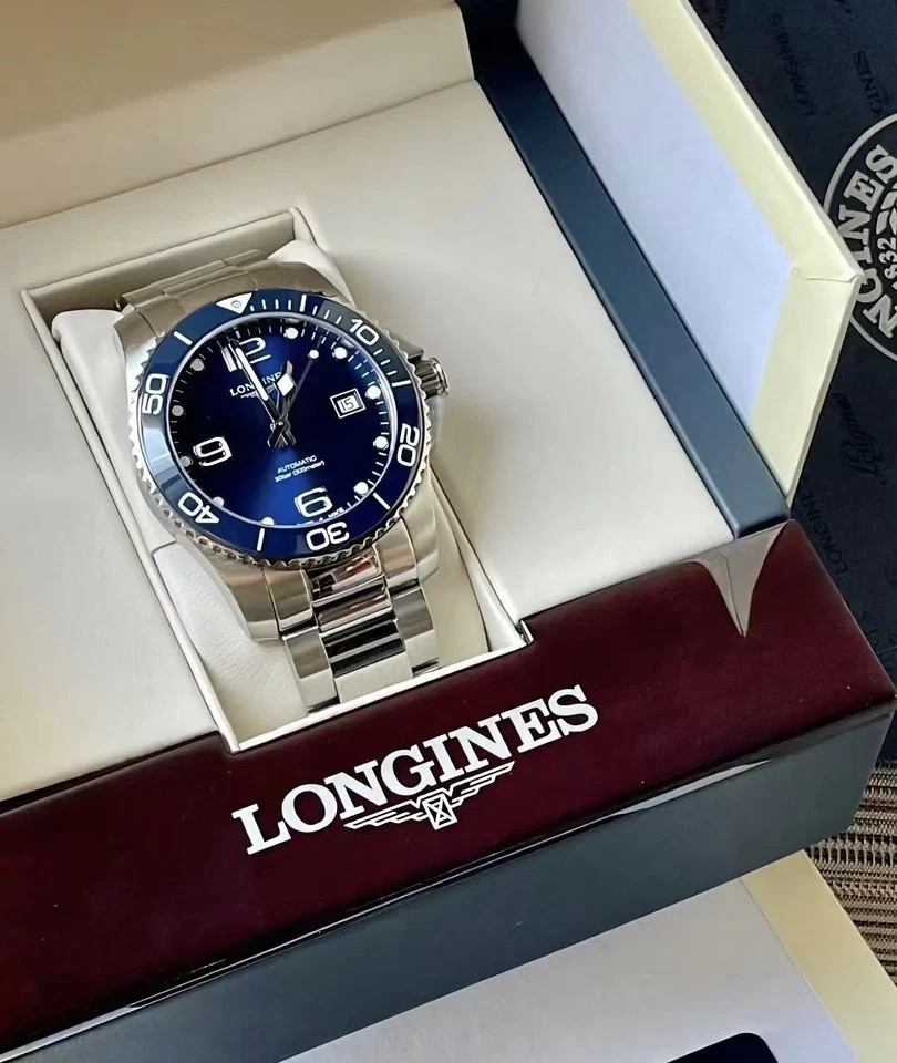 Longines Conquest Diving Automatic Mechanical 41mm Blue Dial Men's Watch