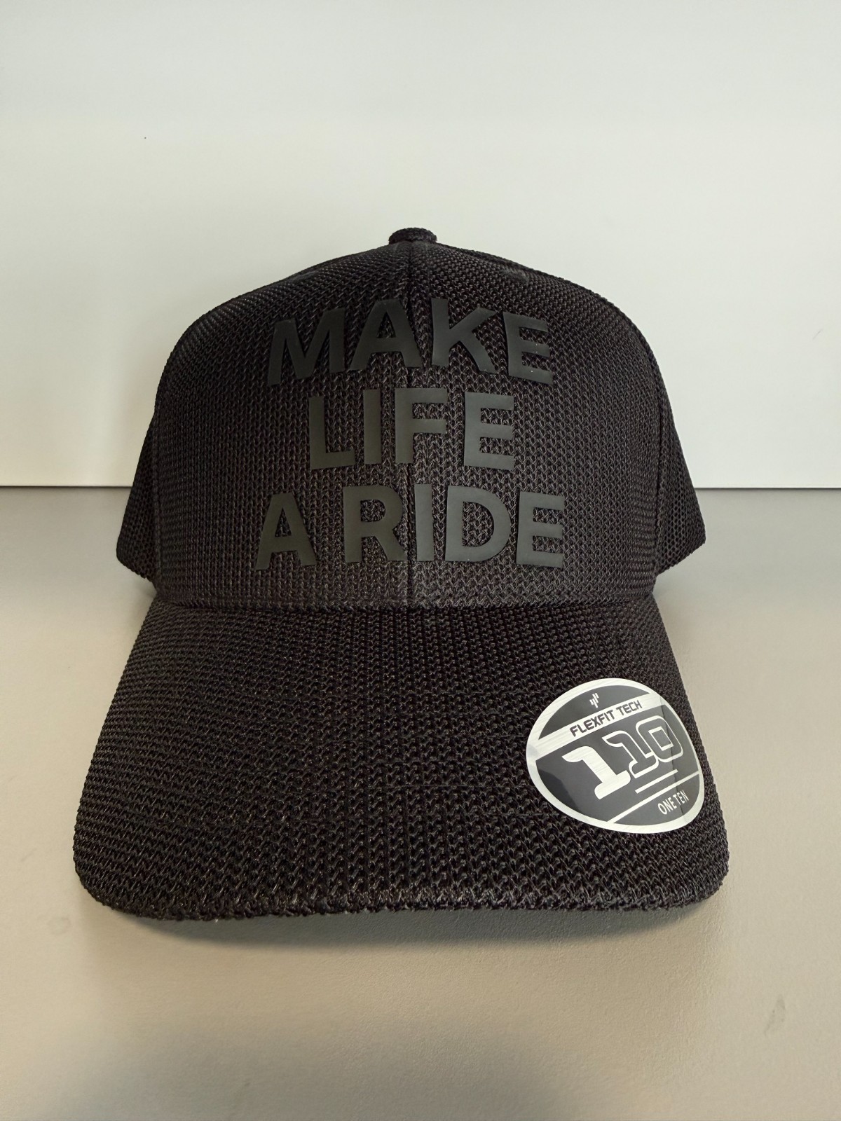 GENUINE BMW MOTORRAD MAKE LIFE A RIDE BLACK BASEBALL CAP P/N 76.61.5.B8D.1E5