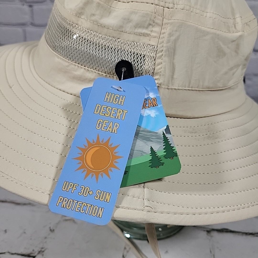 High Desert Gear Sun Hat Adventure Tan UPF 30 New With Tags